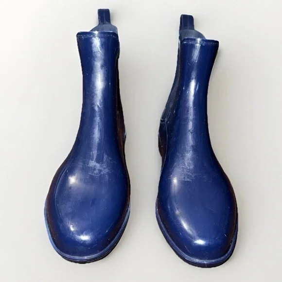 Lauren Ralph Lauren Tally Chelsea Rain Boots Women’s 7 Blue 7B Business - Picture 3 of 4